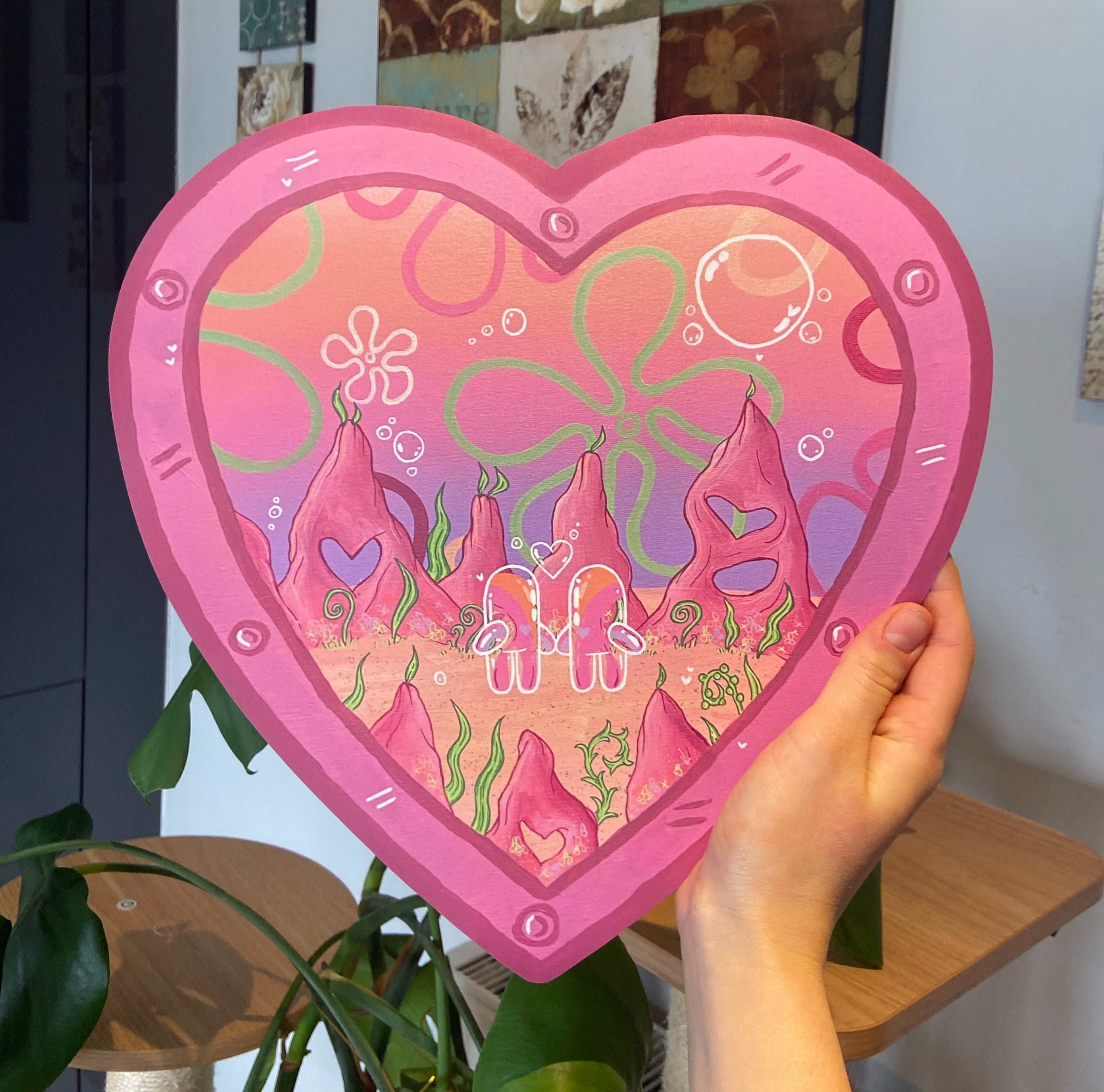 Pink Heart Balloon Sticker - Sticker Mania